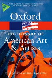 Cover for 

Oxford Dictionary of American Art and Artists






