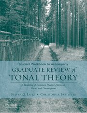 Cover for 

Student Workbook to Accompany Graduate Review of Tonal Theory






