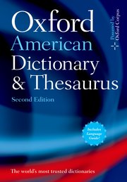 Cover for 

Oxford American Dictionary & Thesaurus, 2e







