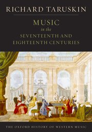 Cover for 

Music in the Seventeenth and Eighteenth Centuries






