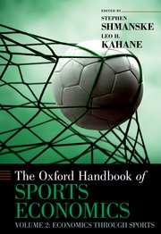 Cover for 

The Oxford Handbook of Sports Economics Volume 2






