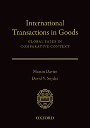Cover for 

International Transactions in Goods






