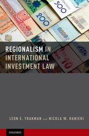 Cover for 

Regionalism in International Investment Law







