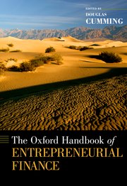 Cover for 

The Oxford Handbook of Entrepreneurial Finance







