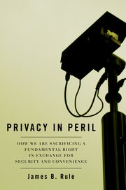 Cover for 

Privacy in Peril






