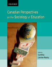 Cover for 

Canadian Perspectives on the Sociology of Education






