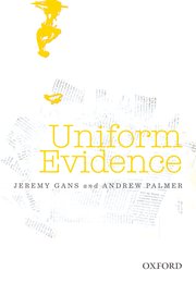 Cover for 

Uniform Evidence






