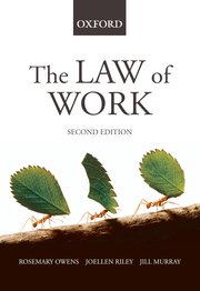Cover for 

The Law of Work






