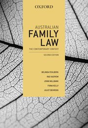 Cover for 

Australian Family Law: The Contemporary Context







