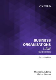 Cover for 

Business Organisations Law Guidebook






