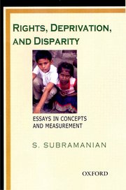 Cover for 

Rights, Deprivation, and Disparity






