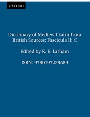 Cover for 

Dictionary of Medieval Latin from British Sources






