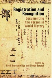 Cover for 

Registration and Recognition






