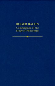 Cover for 

Roger Bacon






