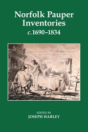 Cover for 

Norfolk Pauper Inventories, c.1690-1834






