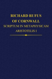 Cover for 

Richard Rufus of Cornwall






