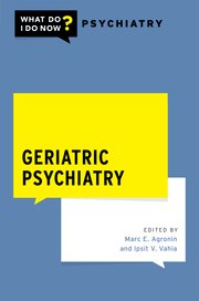 Cover for 

Geriatric Psychiatry






