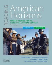 Cover for 

Reading American Horizons






