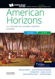 Cover for 

American Horizons






