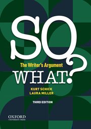 Cover for 

So What?






