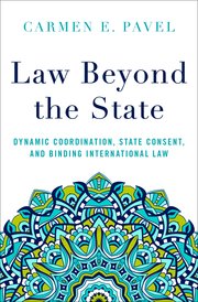 Cover for 

Law Beyond the State







