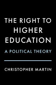 Cover for 

The Right to Higher Education






