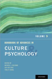 Cover for 

Handbook of Advances in Culture and Psychology







