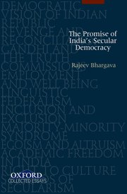 Cover for 

The Promise of Indias Secular Democracy






