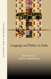 Cover for 

Language and Politics in India






