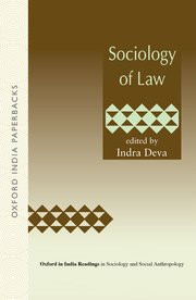 Cover for 

Sociology of Law






