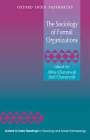 Cover for 

The Sociology of Formal Organizations






