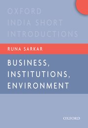 Cover for 

Business, Institutions, and the Environment






