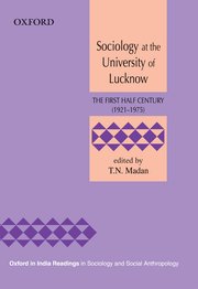 Cover for 

Sociology at the University of Lucknow






