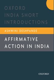 Cover for 

Affirmative Action in India






