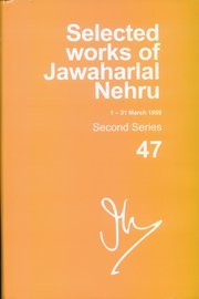 Cover for 

Selected Works of jawaharlal Nehru (1-31 march 1959)






