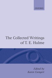 Cover for 

The Collected Writings of T. E. Hulme






