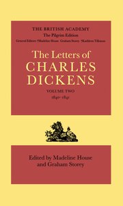 Cover for 

The Letters of Charles Dickens






