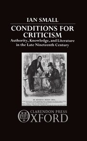 Cover for 

Conditions for Criticism






