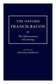 Cover for 

The Oxford Francis Bacon IV






