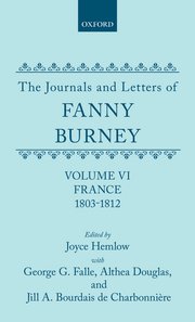 Cover for 

The Journals and Letters of Fanny Burney (Madame dArblay)






