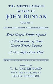 Cover for 

The Miscellaneous Works of John Bunyan






