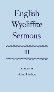 Cover for 

English Wycliffite Sermons






