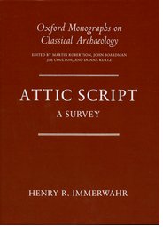 Cover for 

Attic Script






