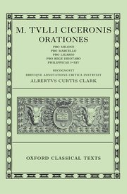 Cover for 

Orationes






