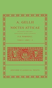 Cover for 

A. Gellii Noctes Atticae






