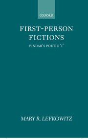 Cover for 

First-Person Fictions






