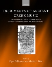Cover for 

Documents of Ancient Greek Music






