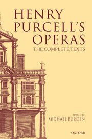 Cover for 

Henry Purcells Operas






