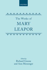 Cover for 

The Works of Mary Leapor






