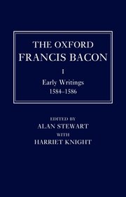 Cover for 

The Oxford Francis Bacon I







